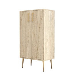 Hanah Home Prag - Travertine Armario para Zapatos